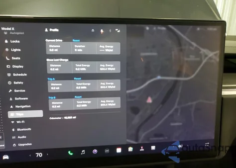 2024 Tesla Model X z USA, uszkodzony, nr VIN 7SAXCBE61RF439059